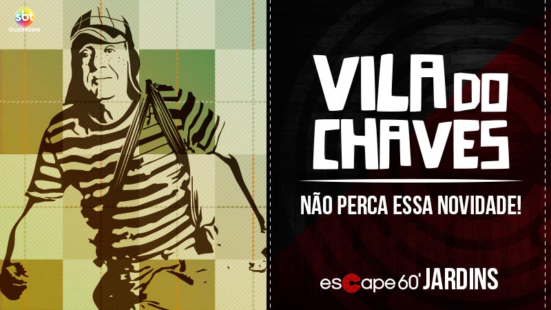 Novo Escape 60 tem salas sobre 'Chaves' e 'Bob Esponja' - 15/09/2021 -  Escape Room - Fotografia - Folha de S.Paulo